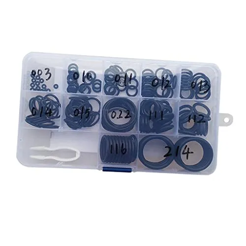 Dropshipped via Social Commerce Network Rings ATORSE ScunaNitrox ORing Kit 12 Sizes 170 Pcs 70 DURO for Dive Tank Valve Hoses