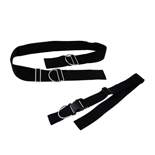 Dropshipped via Social Commerce Network Rings bnf 50mm2 Tech Dive BCD Webbing Crotch Strap with Quick Release Buckle D Ring Water Sports Scuba Snorkeling Other Scuba Snorkeling
