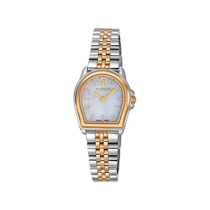 Earrings Aigner Aigner Womens Verona Silver Rose Gold Watch