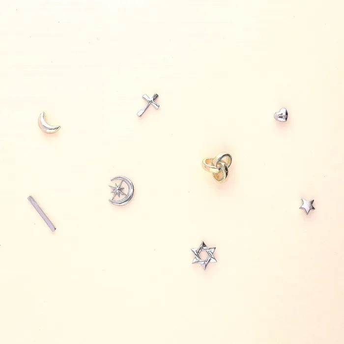 Earrings BERRICLE Cross Stud Earrings in Sterling Silver