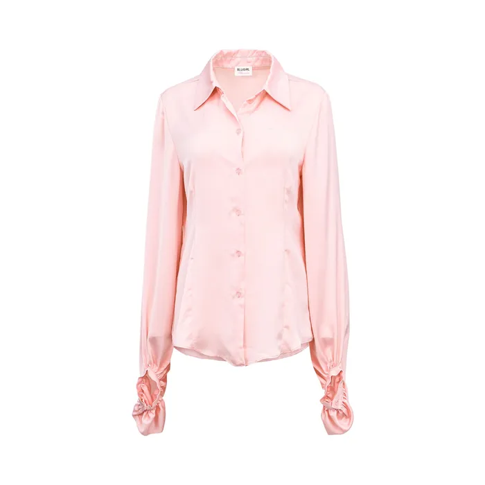 Earrings BLUGIRL Blugirl Womens Peach Pearl Blouse