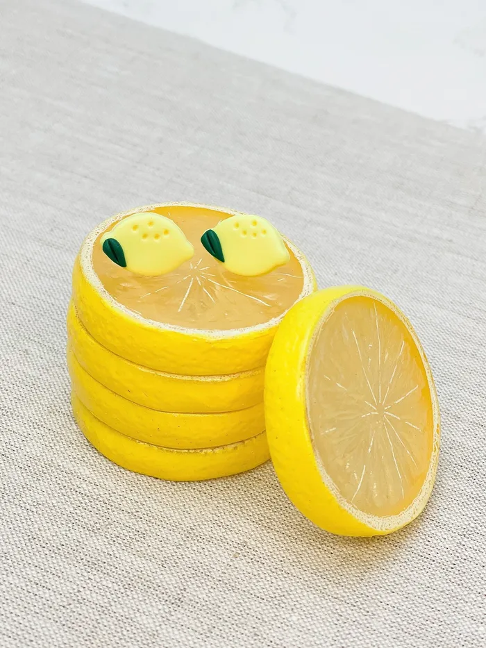 Earrings Clay Lemon Stud Earrings Prep Obsessed FP