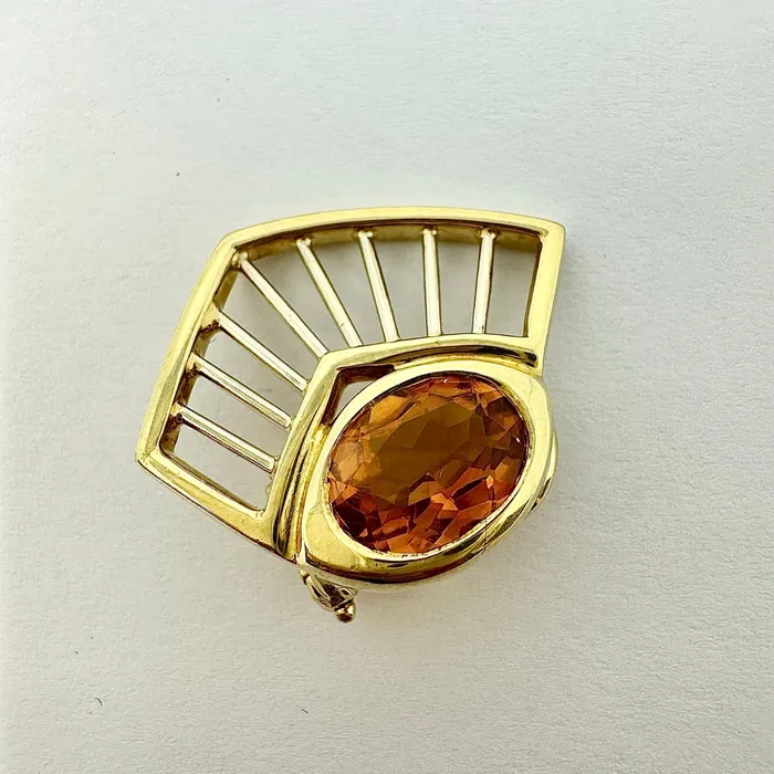 Earrings Manfredi Manfredi 18K Gold and Citrine Earrings
