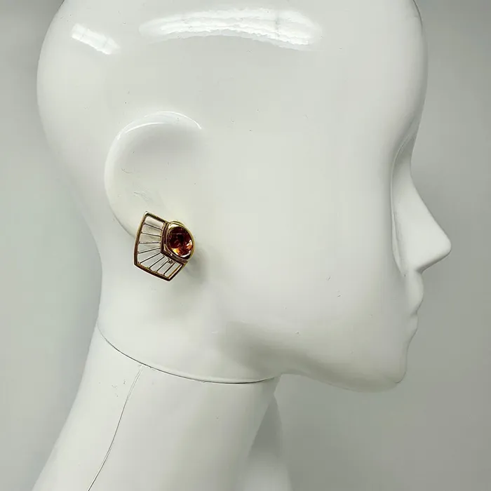 Earrings Manfredi Manfredi 18K Gold and Citrine Earrings