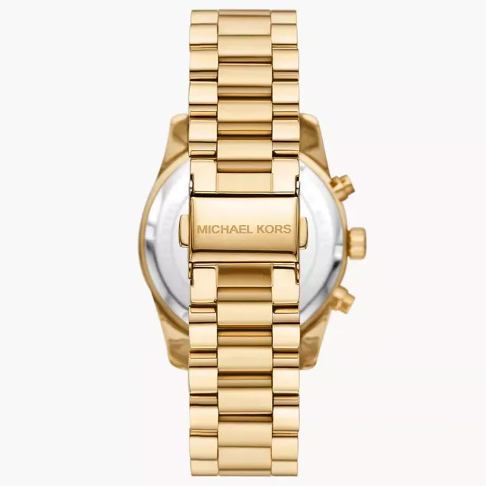 Earrings Michael Kors Michael Kors Lexington Lux Chronograph Ladies GoldTone Stainless Steel Watch