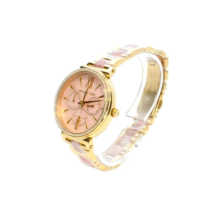 Earrings Mk4344 Sofie YellowGold Tone Stainless Steel Watch Michael Kors