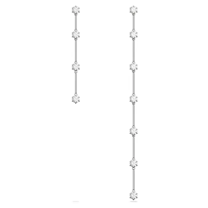 Earrings Swarovski Swarovski Constella Drop Earrings Asymmetric design White Rhodium plated ONE SIZE