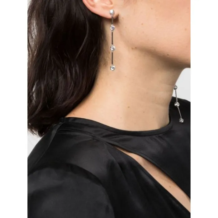 Earrings Swarovski Swarovski Constella Drop Earrings Asymmetric design White Rhodium plated ONE SIZE