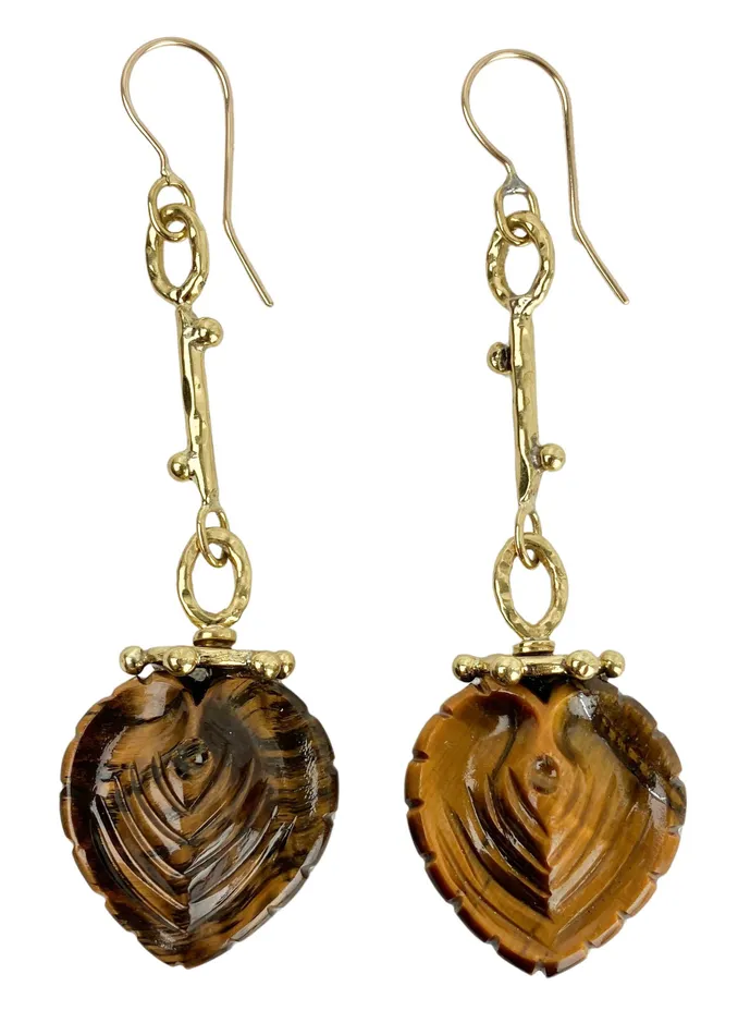 Earrings Ulla Johnson Ulla Johnson Galia Earrings in Tigers Eye