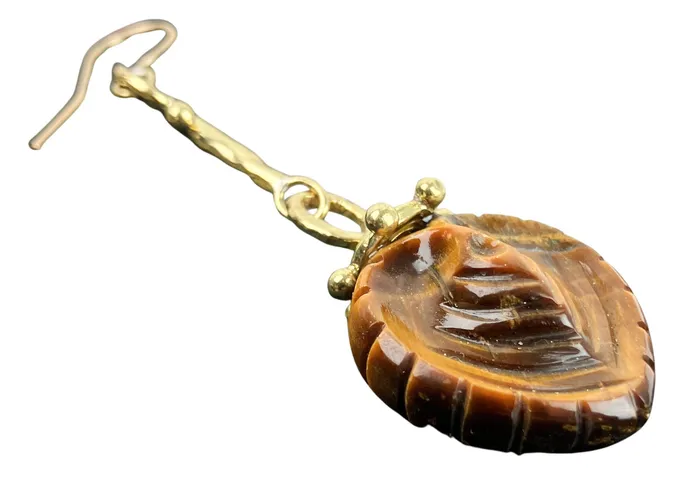 Earrings Ulla Johnson Ulla Johnson Galia Earrings in Tigers Eye