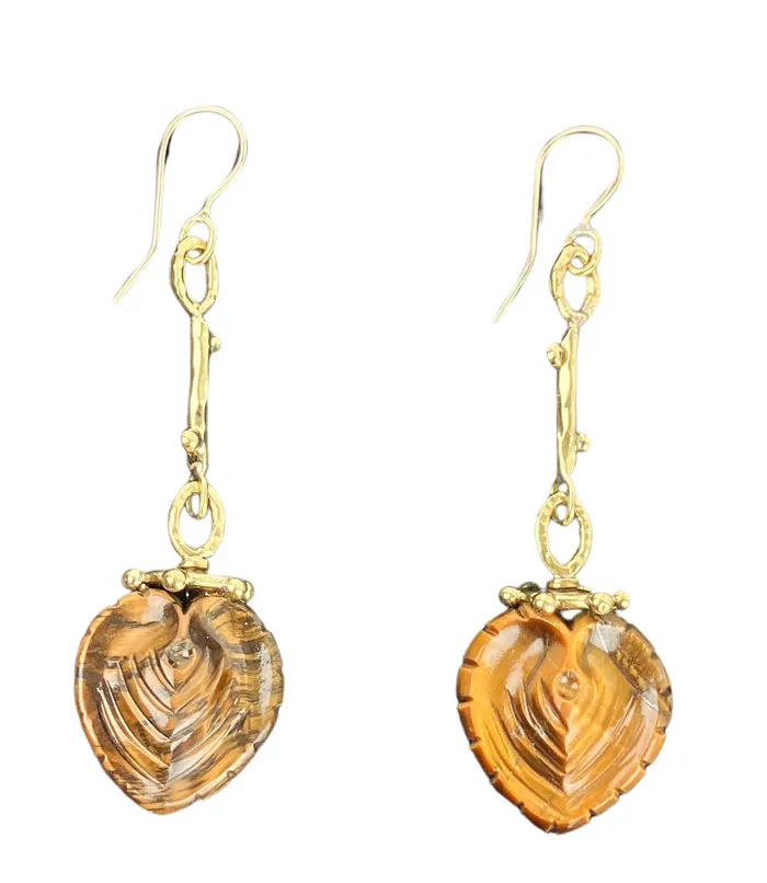 Earrings Ulla Johnson Ulla Johnson Galia Earrings in Tigers Eye