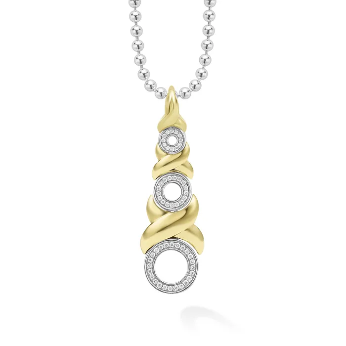 Embrace 18K Gold XO Diamond Necklace LAGOS Necklaces