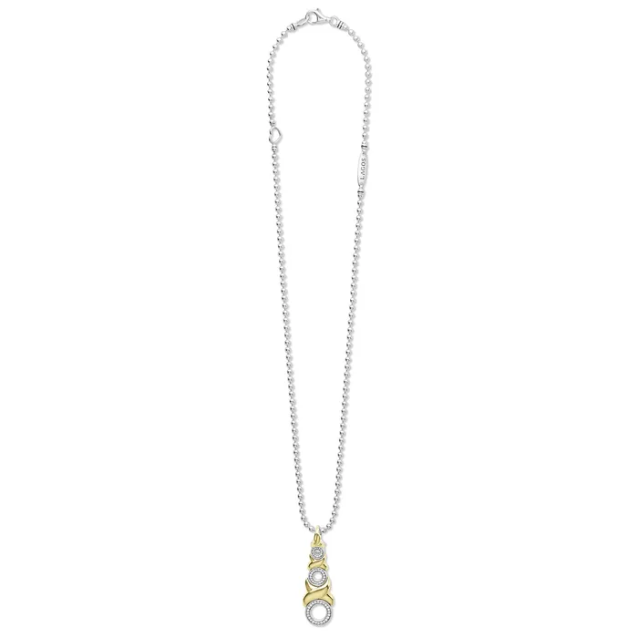 Embrace 18K Gold XO Diamond Necklace LAGOS Necklaces
