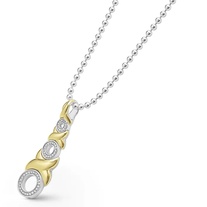Embrace 18K Gold XO Diamond Necklace LAGOS Necklaces
