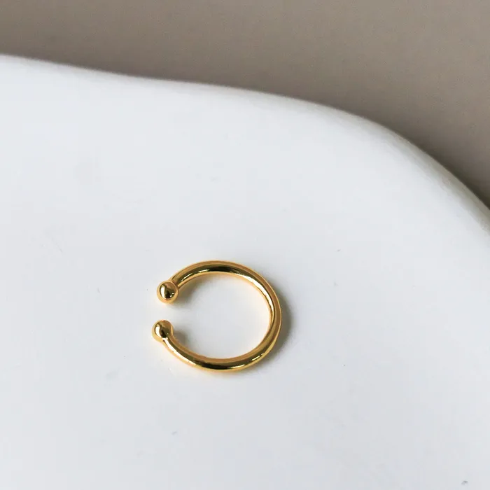HoraceJewelry Earrings Ear Cuff Basic Gold
