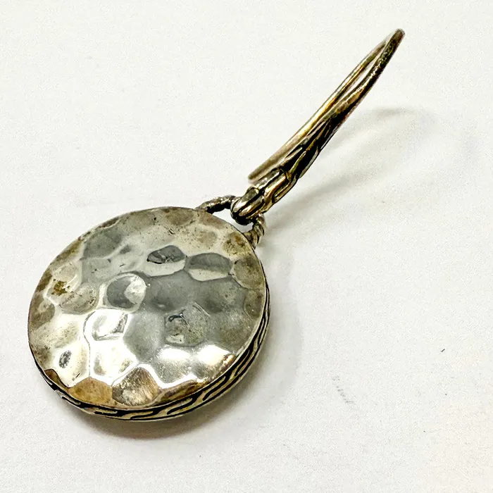 John Hardy Hammered Round Drop Earrings John Hardy Earrings
