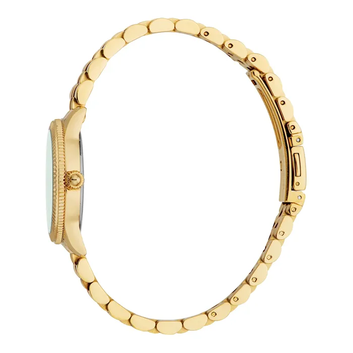 Just Cavalli Lovestruck Valentines Yellow Gold Green Watch and Bracelet Set Just Cavalli Bracelets