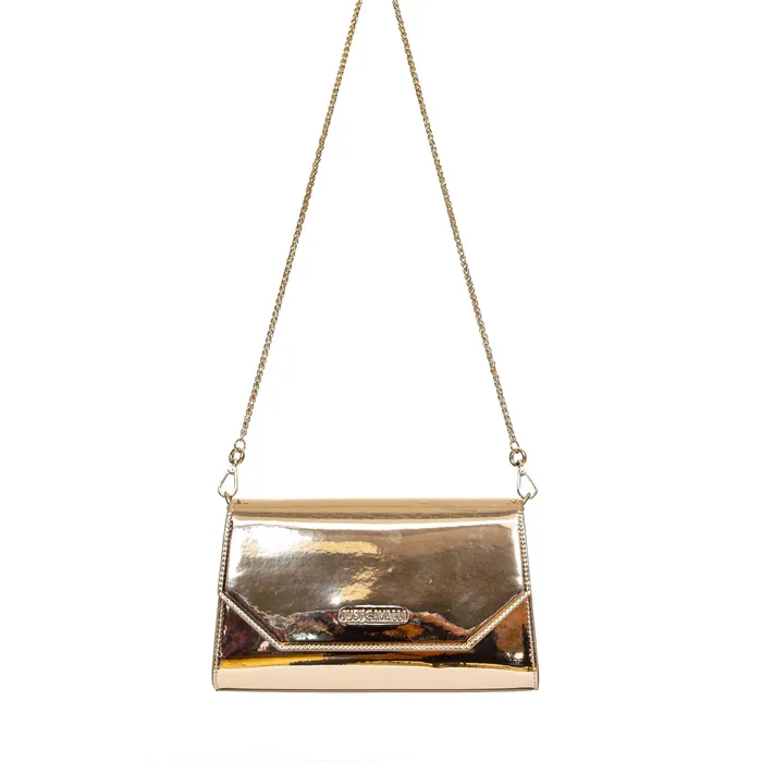Just Cavalli PreStyled Sets Just Cavalli Womens Gold Metallic Clutch