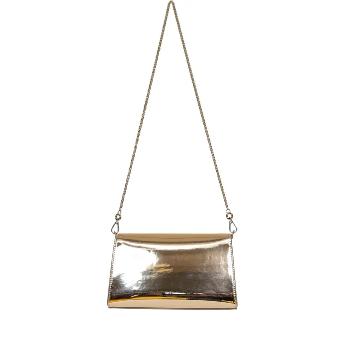 Just Cavalli PreStyled Sets Just Cavalli Womens Gold Metallic Clutch