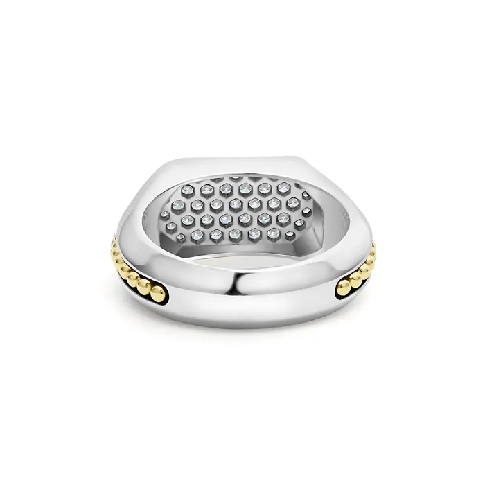 LAGOS Anthem TwoTone Octagon Diamond Ring Rings