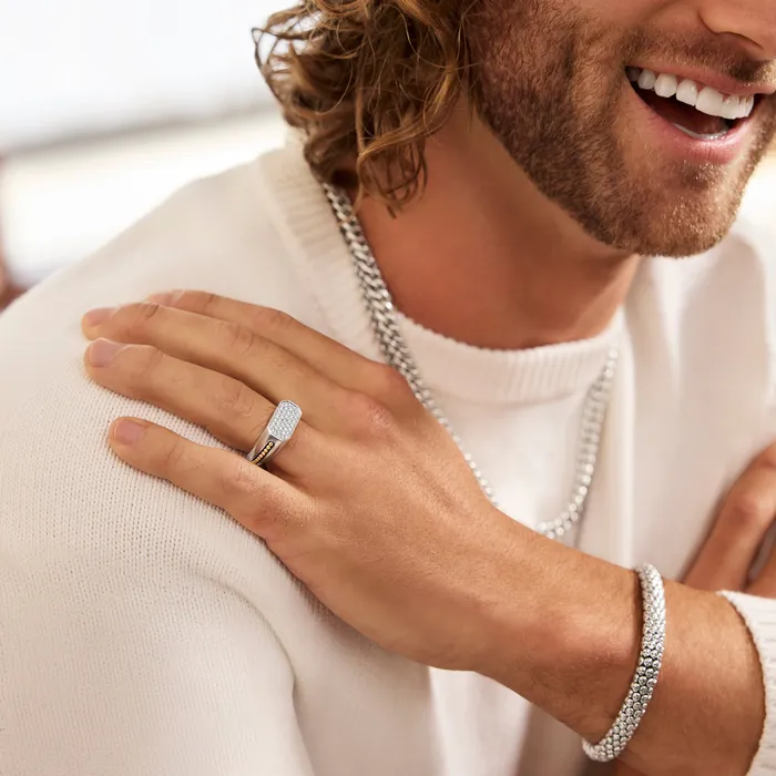 LAGOS Anthem TwoTone Octagon Diamond Ring Rings