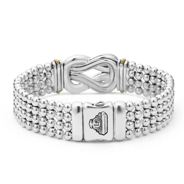 LAGOS Bracelets Newport TwoTone Knot Diamond Statement Bracelet