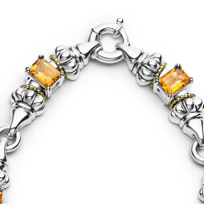 LAGOS Glacier Citrine Caviar Beaded Necklace Necklaces