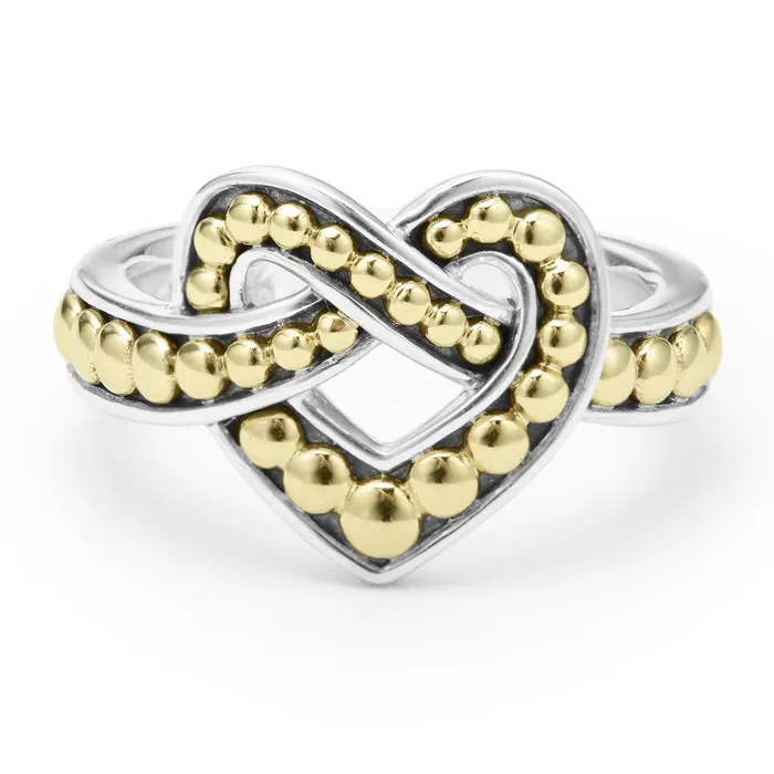 LAGOS Rings Beloved Large TwoTone Heart Ring