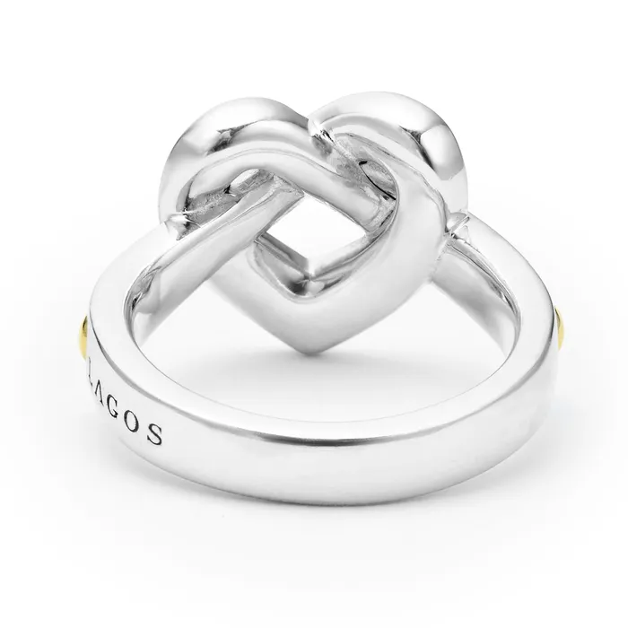 LAGOS Rings Beloved Large TwoTone Heart Ring