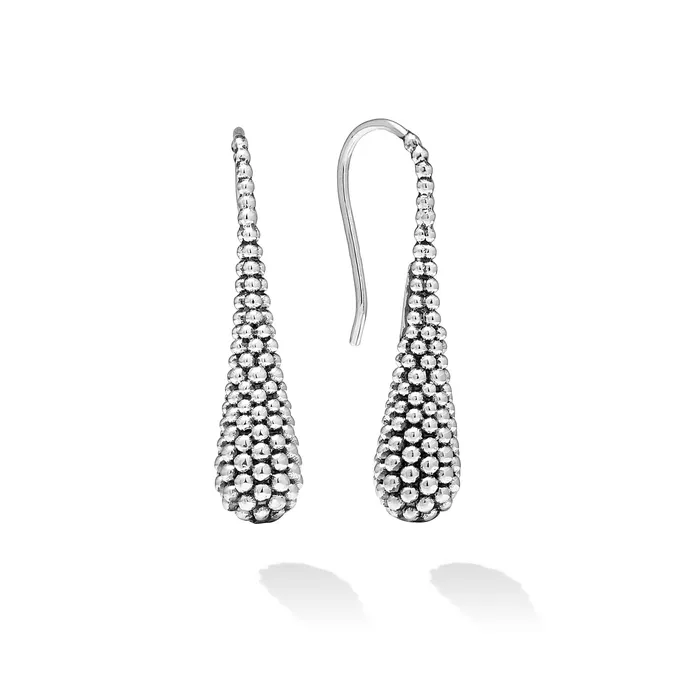 Lagos Signature Caviar Beaded Teardrop Earrings Earrings