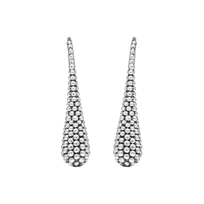 Lagos Signature Caviar Beaded Teardrop Earrings Earrings