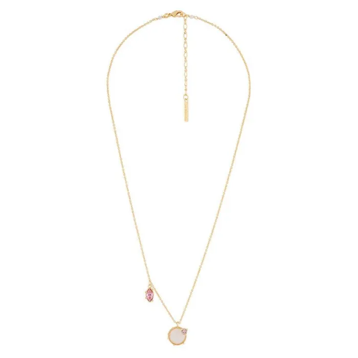Les Nereides Les NereidesQuartz And Asymetrical Rhinestones Thin NecklaceOne Size Necklaces