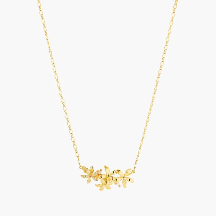 Les Nereides Necklaces Les Nereides Star Jasmine Statement Necklace