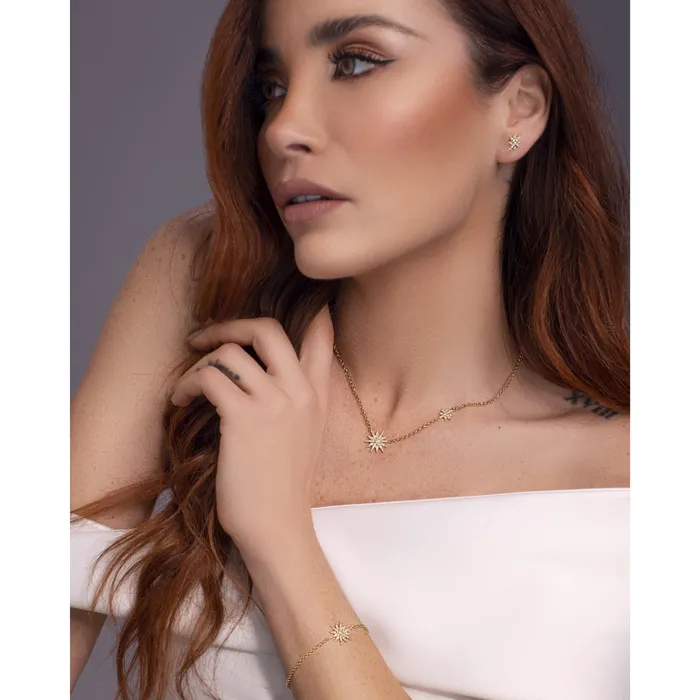 Michella 18 Ct Gold Diamond Necklace Basic Michella Necklaces
