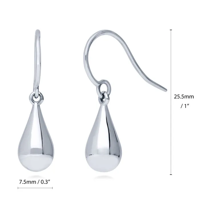 Necklaces BERRICLE Teardrop Necklace and Earrings in Sterling Silver