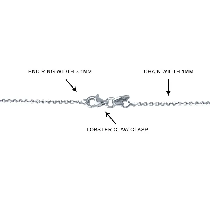 Necklaces Italian Rolo Chain Necklace in Sterling Silver BERRICLE