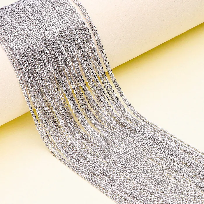 Necklaces Italian Rolo Chain Necklace in Sterling Silver BERRICLE