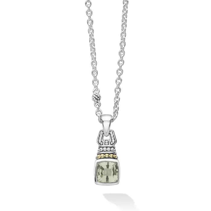 Necklaces Lagos Caviar Color Prasiolite Pendant Necklace