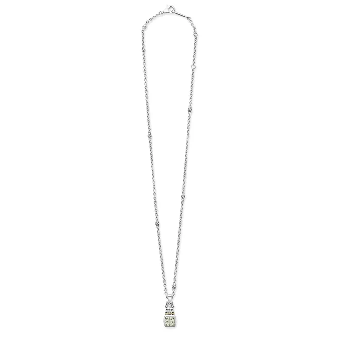 Necklaces Lagos Caviar Color Prasiolite Pendant Necklace