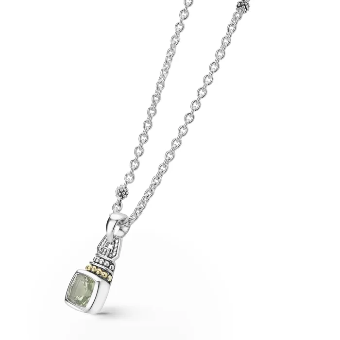 Necklaces Lagos Caviar Color Prasiolite Pendant Necklace