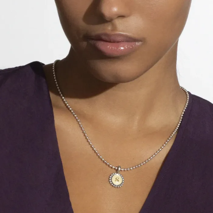 Necklaces LAGOS Signature Caviar N Initial Charm Necklace