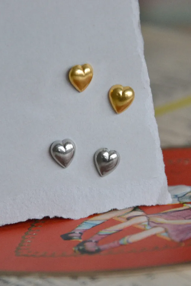 Pure Heart Studs Air Anchor Necklaces