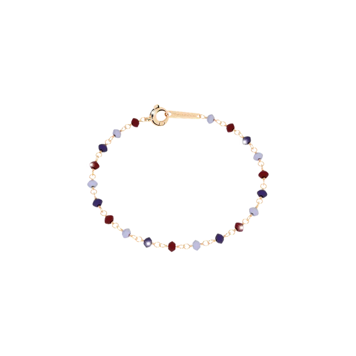 Rebecca Bracelets Rebecca Pepite 925 Silver Bracelet With Hydrothermal Multicolor Stones