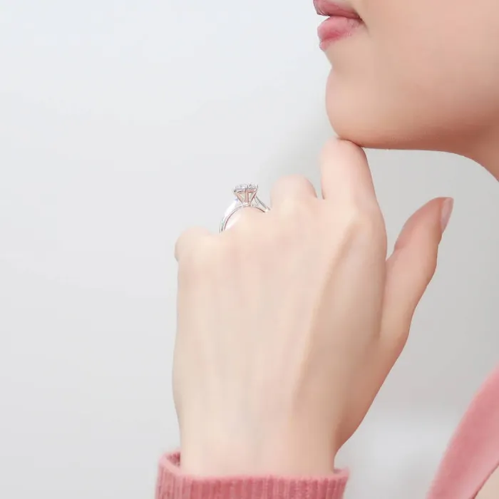 Rings BERRICLE Solitaire 2ct CZ Ring in Sterling Silver