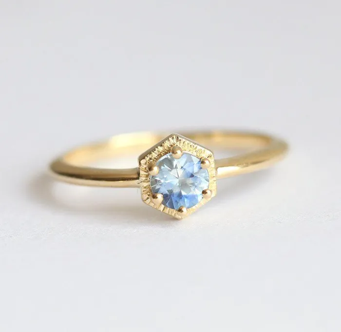 Rings Capucinne Jayda Blue Sapphire Ring RTS