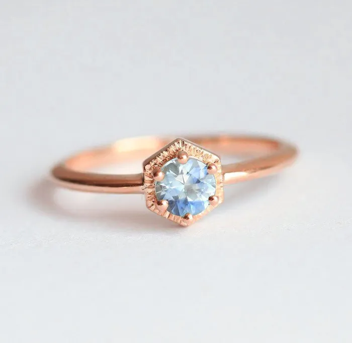 Rings Capucinne Jayda Blue Sapphire Ring RTS