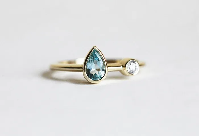 Rings Capucinne Yellow Gold Ruby Ring Ruby Engagement Ring