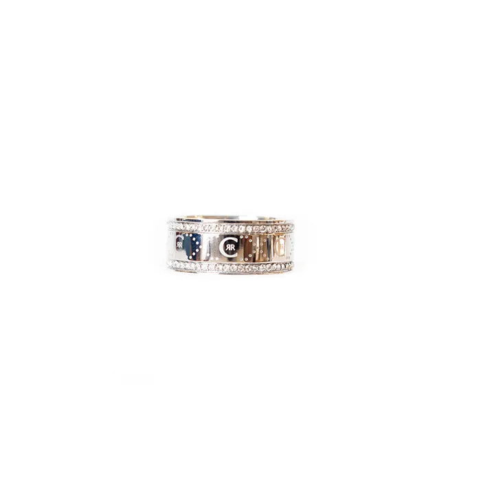 Rings Cerruti Cerruti Ladies Ring Stainless Steel Size 7