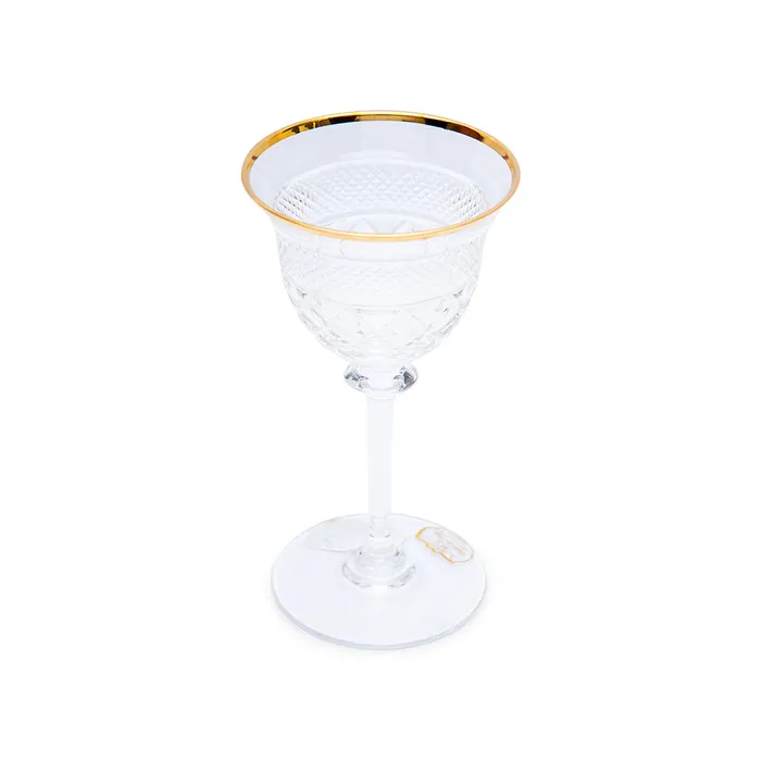 Rings Cristal De Paris Cristal De Paris Set 6 Juice Glass N3 New Georges Gold Ring