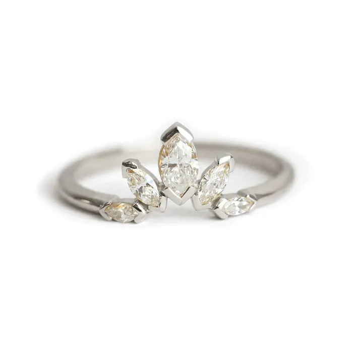 Rings Diamond Ring Marquise Diamond Ring Capucinne